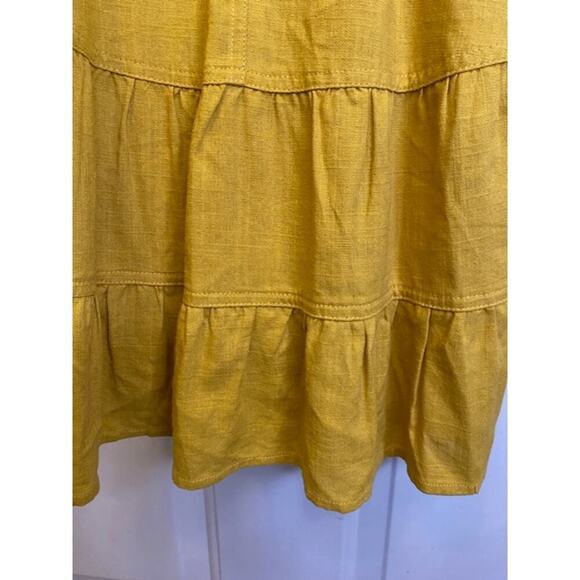 Altar'd State Chartreuse High Neck Swing Sundress Small - Picture 3 of 7